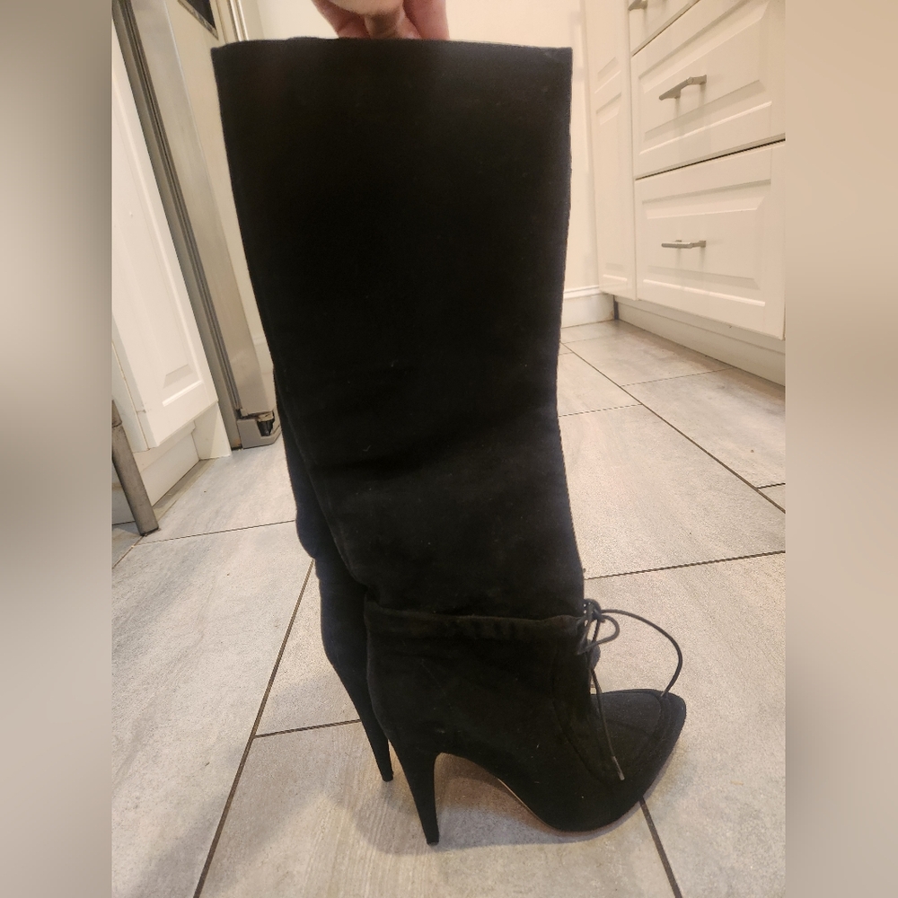Loeffler Randall Black Heeled Boots